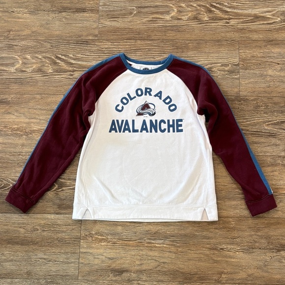 Colorado Avalanche Hockey Sweatshirt Women's Size Small Official NHL Product EUC - Picture 1 of 10